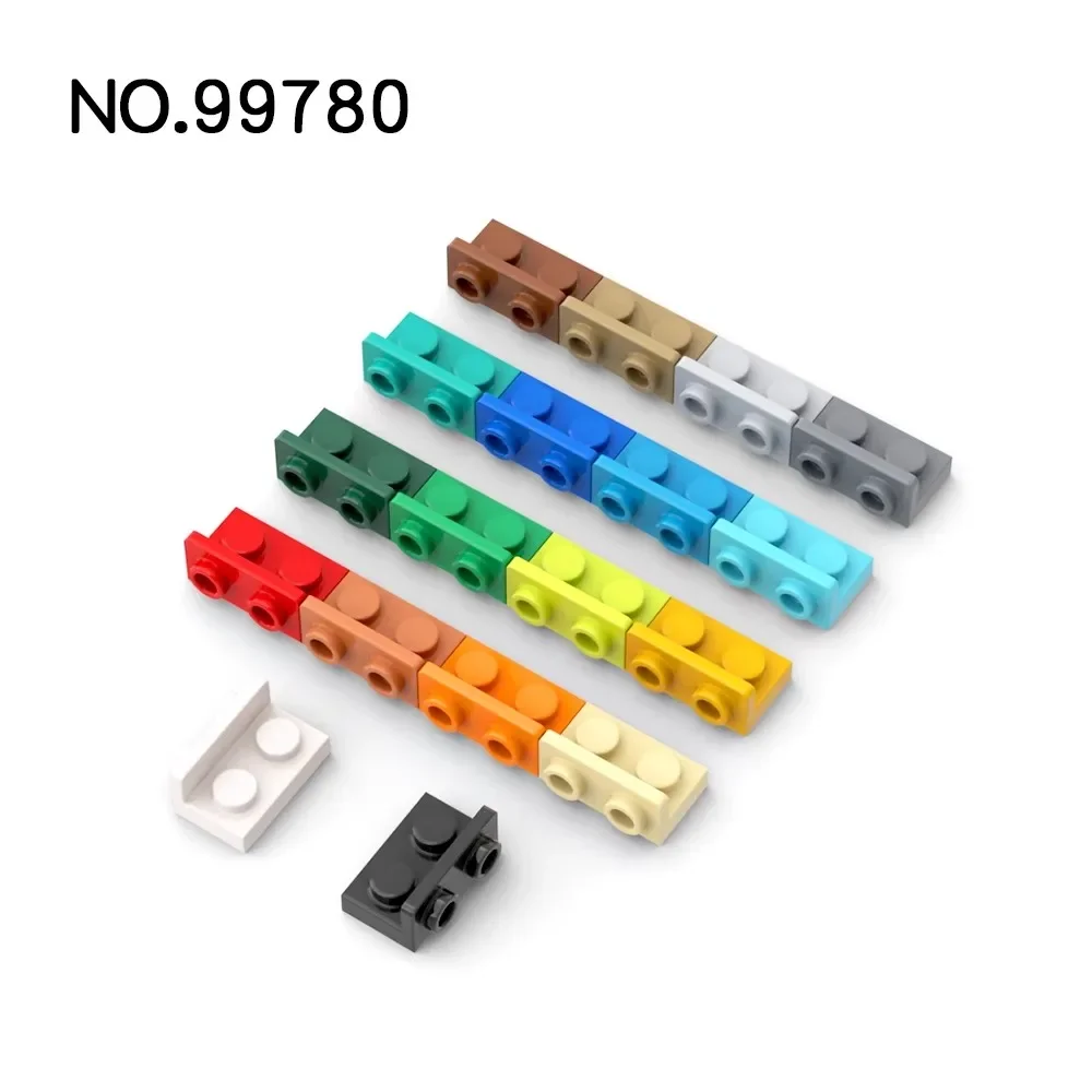 MOC 100PCS Puzzle Particle 99780 1x2-1x2 Reverse Bracket Component Building Block Idea Bricks Toy Children Kid Gift Dropshipping