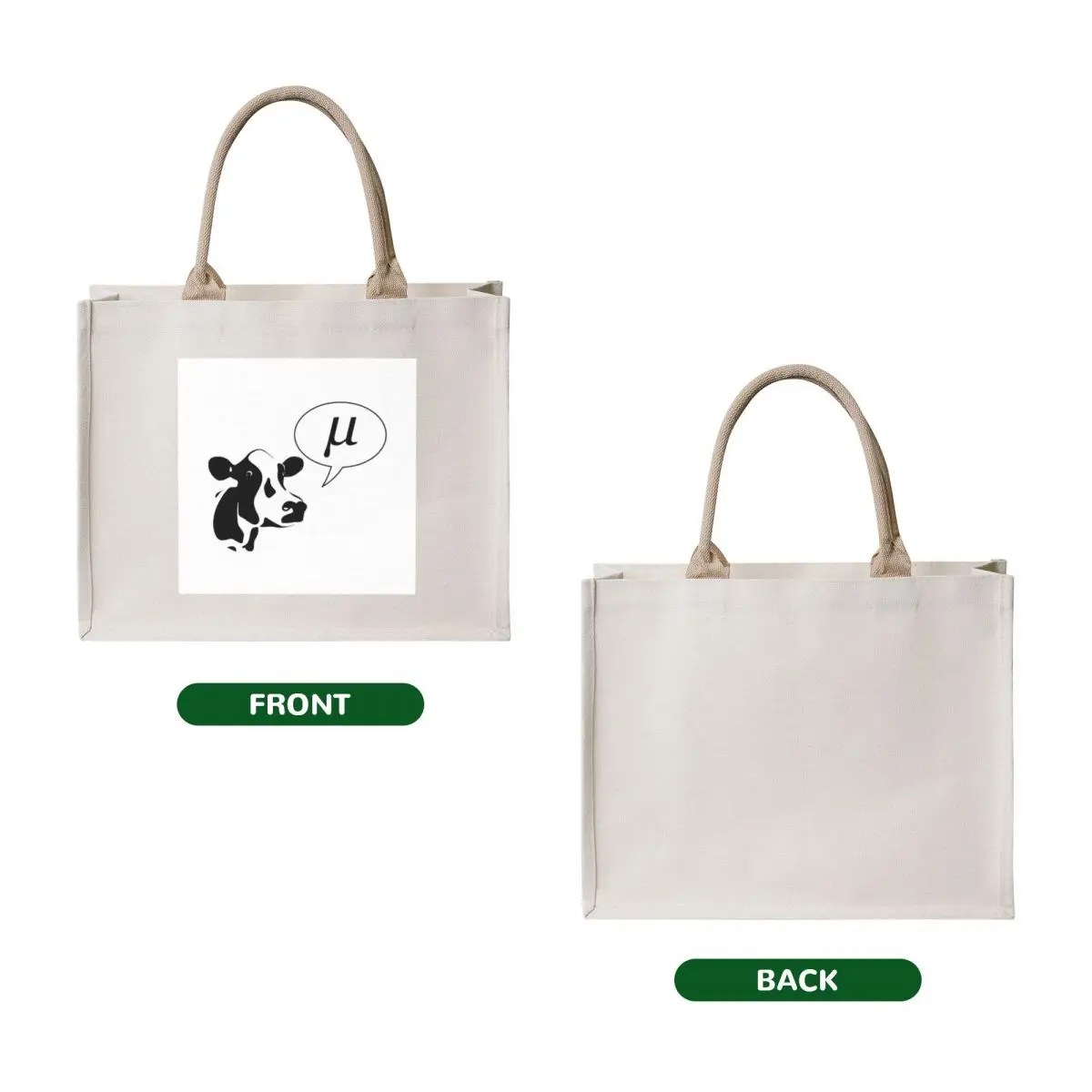 Scientific Cow Goes Mu Tote Bag handbag bag luxury women tote bag
