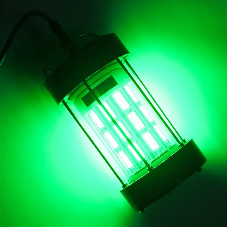 High Brightness None-noise Lure Fish Lamp 500W Ip68 Underwater Fishing Light LED Ce Green Light 70 IP68 6 Meters Fishing Lights