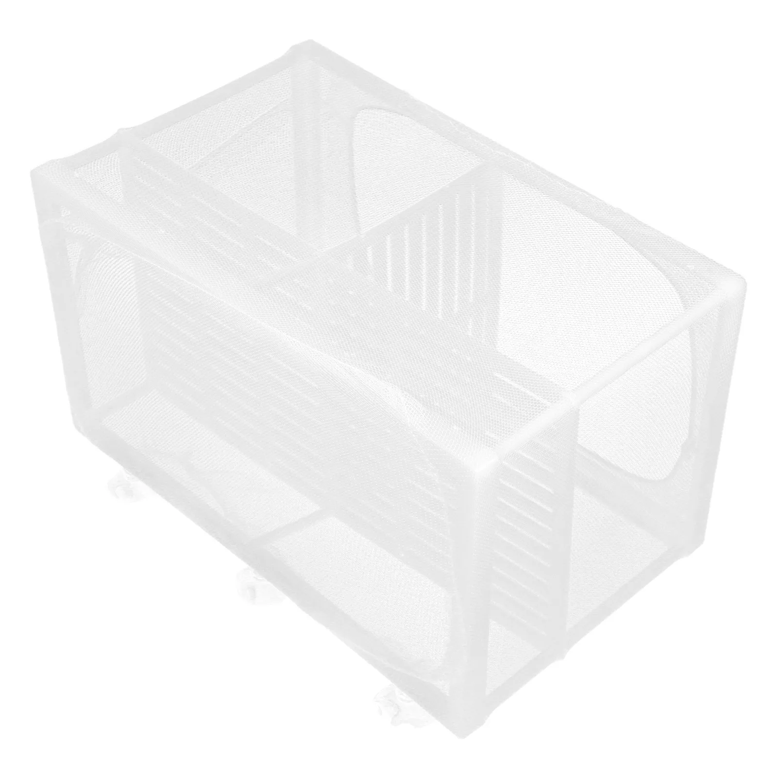 

Fish Net Hatchery for Aquarium Suction Cup Included Size 26x15x18cm Separation Net for Fry Breeding Box Increase Juvenile