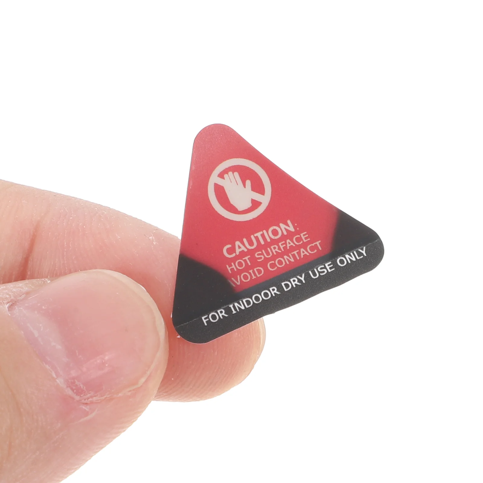 30 PCS 가열 방지 변색 스티커 종이 뜨거운 표면 경고 라벨
