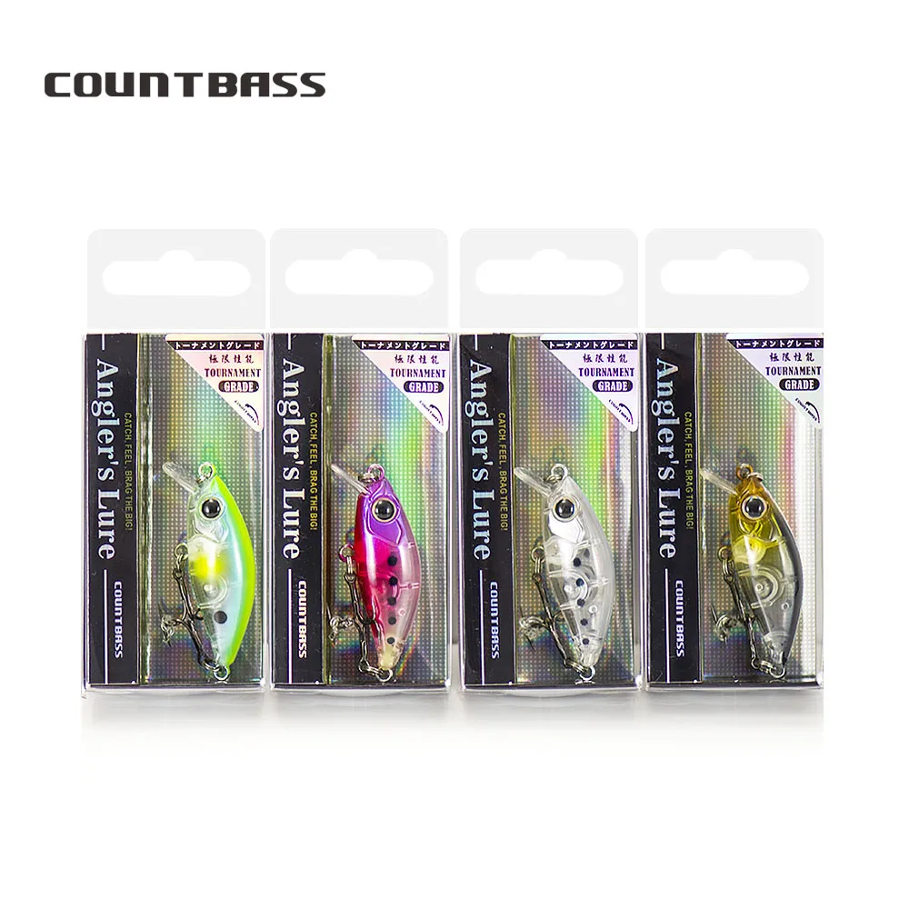 COUNTBASS Langsam sinkender Minnow 43 mm 1-3/4" 4,8 g 3/16 oz. Wobbler HardBait Plug Angelköder La Peche Au Leurre – Detail 23