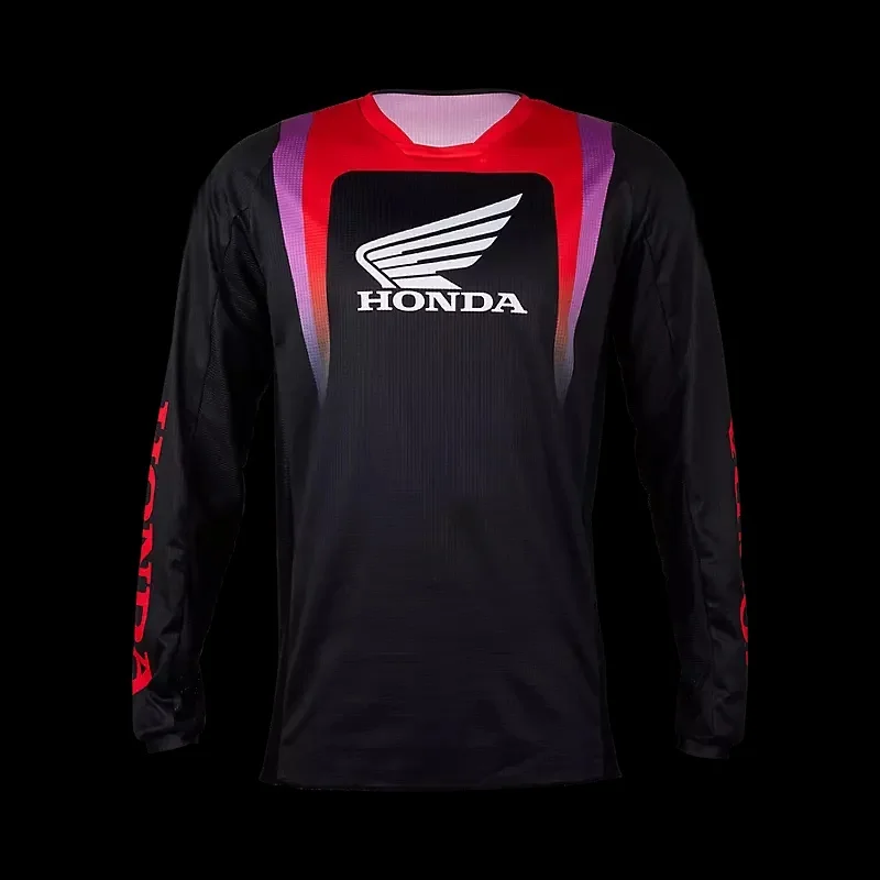 

Hot Buy Honda Black Sport Motorcycle Long Sleeve Shirt for Autumn and Winter, Fashion T-shirt 3D Adult and Children's Top