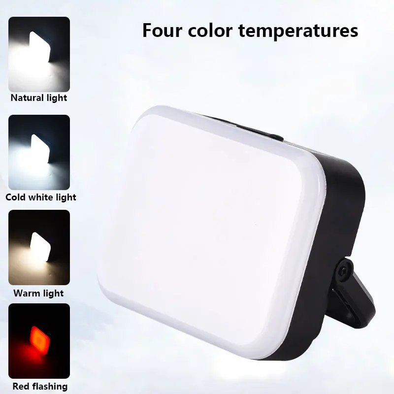 

New 4000mAh Rechargeable Camping Lantern Portable Outdoor Camp Light Magnet Emergency Light Hanging Tent Bulb Powerful Work Lamp