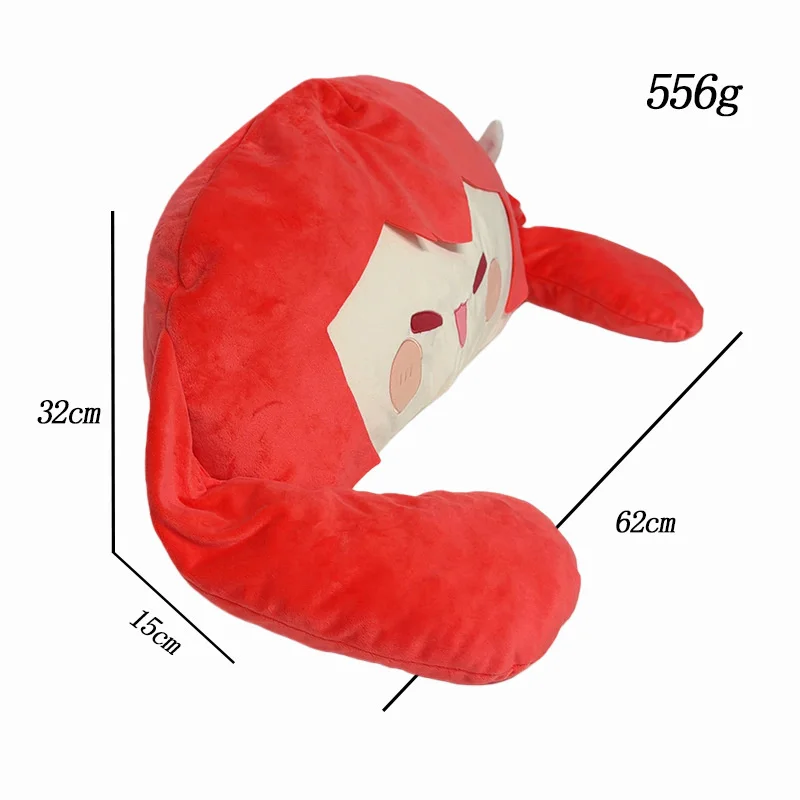 Kasane Teto Plush: travesseiro de abraço com tema de cantor virtual, brinquedo de pelúcia macio e boneca fofa para fãs de anime e vocaloid