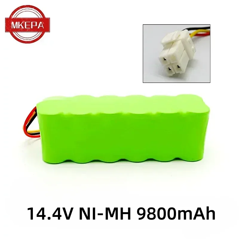 Ni-mh掃除機バッテリー,バタフライロボット,4.0ah,14.4v,3800mah-9800mah