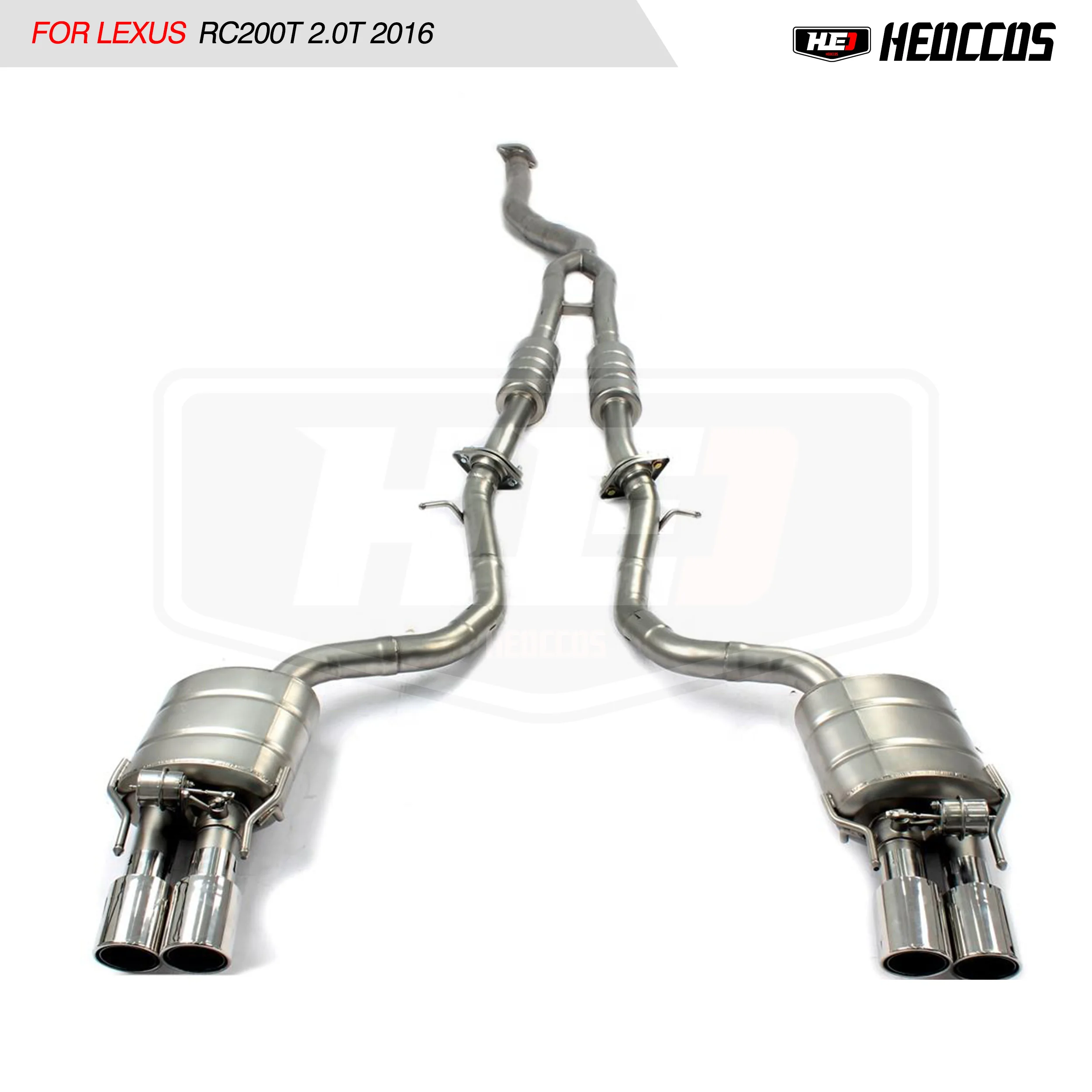 HEO High Performance Exhaust Pipe Exhaust control valve Catback Exhaust For Lexus RC200T 2.0T 2016-2024 Stainless Steel 304