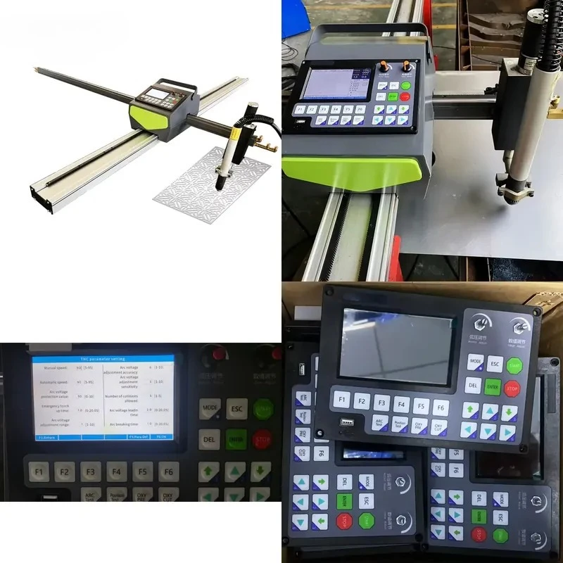 Mini Portable CNC Plasma Cutter 1300x3000mm 220V with Stepper Motor and Air Bearing Core Components
