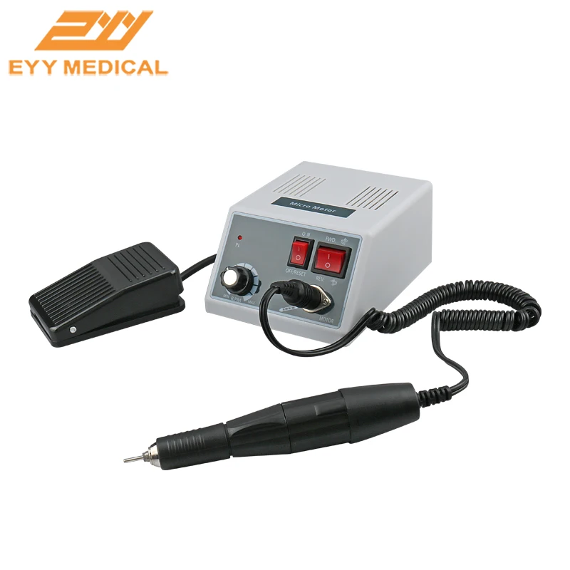 EYY Dental Micromotor Machine 35000 RPM Polishing Handpiece 18/102/204 Handle Grinder Dentist Lab MARATHON E-type Electric Motor