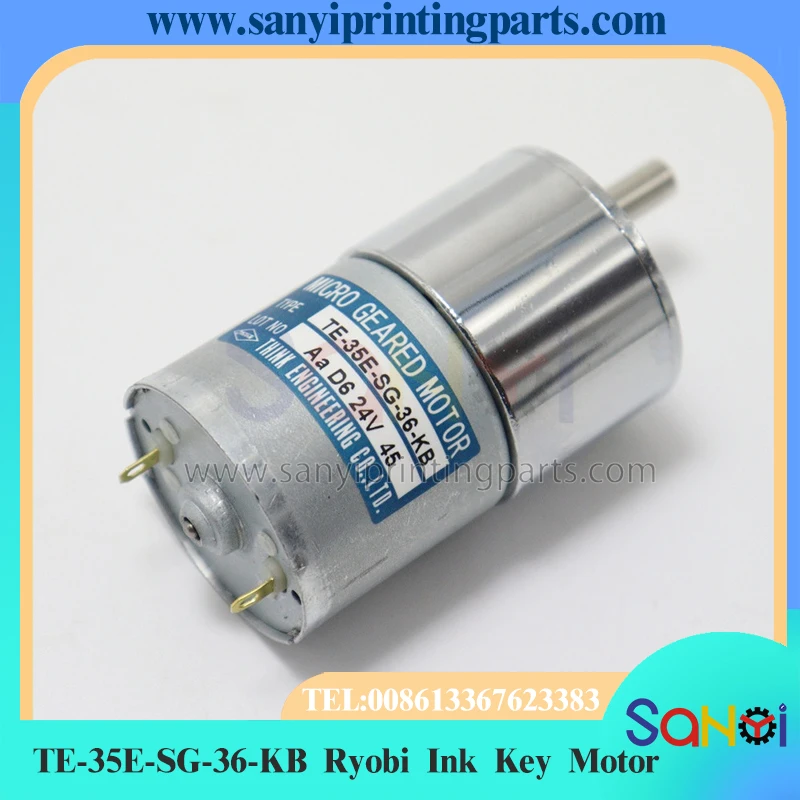 

2 шт. лучшее качество двигатель Ryobi Ink Key TE-35E-SG-36-KB 24 В для печатной машины