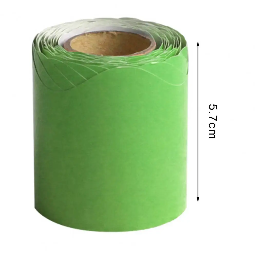 Border Sticker Bulletin Board Bulletin Board Border Sticker Roll Scalloped Classroom Trim for Cork Board Waterproof Whiteboard