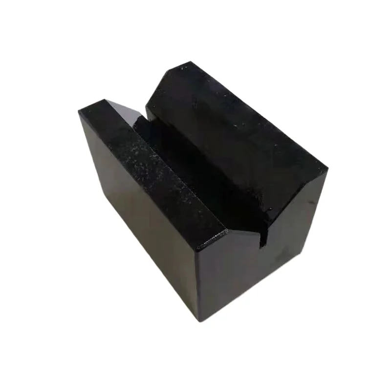 Granite V‑Block Pair, Precision Black Granite V‑Shaped Measuring Blocks for Workpiece Inspection