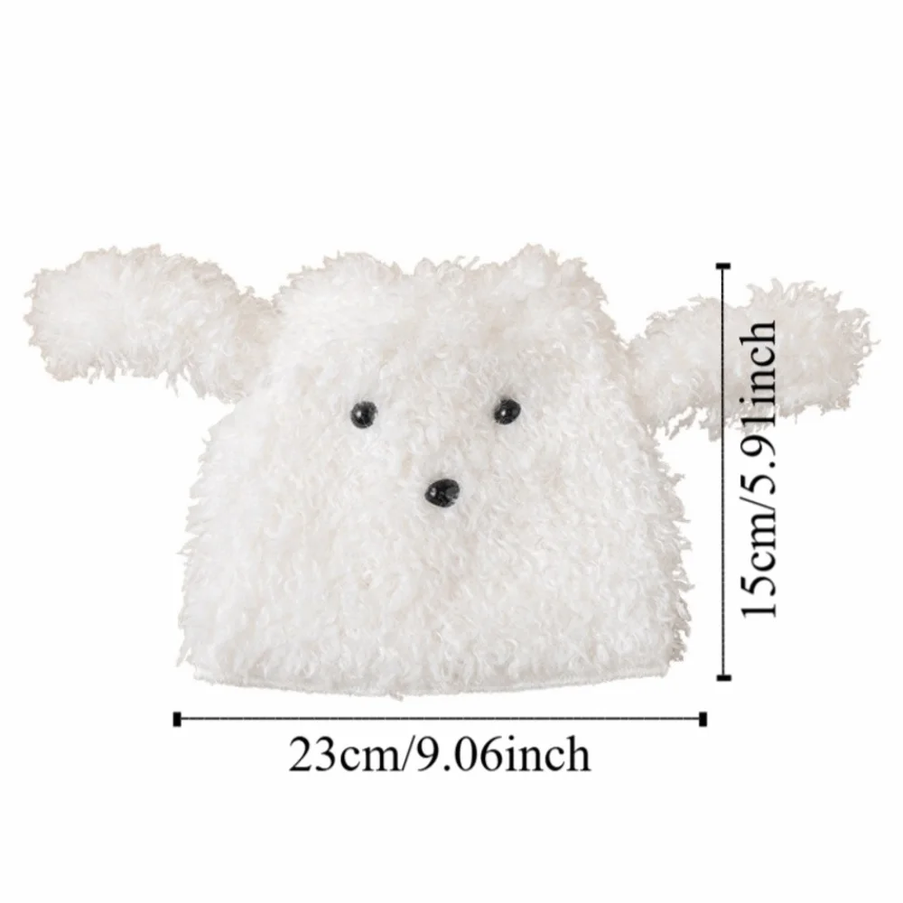 لطيف Y2K جرو تدفئة الساق JK لوليتا آذان الكلب غطاء للقدم حماية الرياح الدافئة أفخم الأحذية غطاء النساء