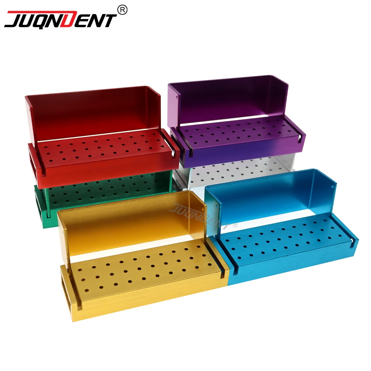 15/30 Hole Dental Bur Stand  Dentistry Burs Blocks Autoclavable Disinfection Holder Sterilizer For High Speed Dental Burs Holder