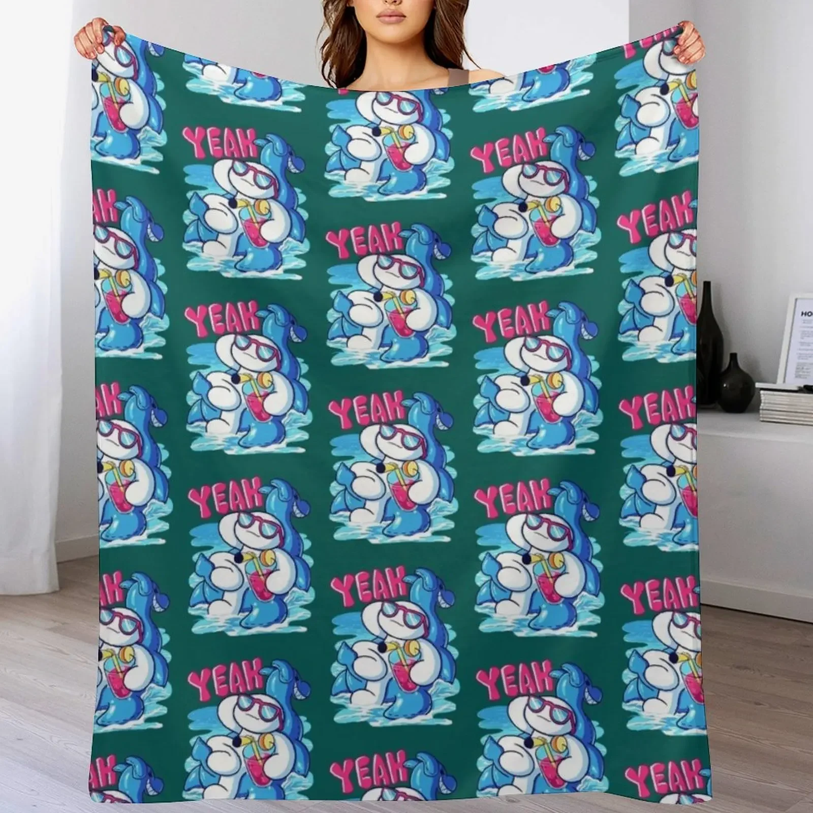 The odd1sout - The Odd 1s out - life is fun Merch Sooubway Throw Blanket Fuzzy Plush Throw Blanket for Sofa Chair