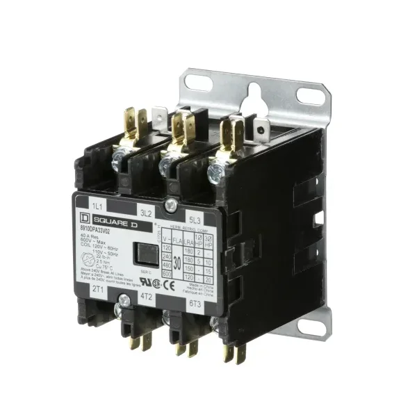 In Stock Original New Square-D 8910DPA33V02 Definite Purpose Contactor 3PST-NO 30A 3 Pole 20HP at 575VAC 8910DP Series