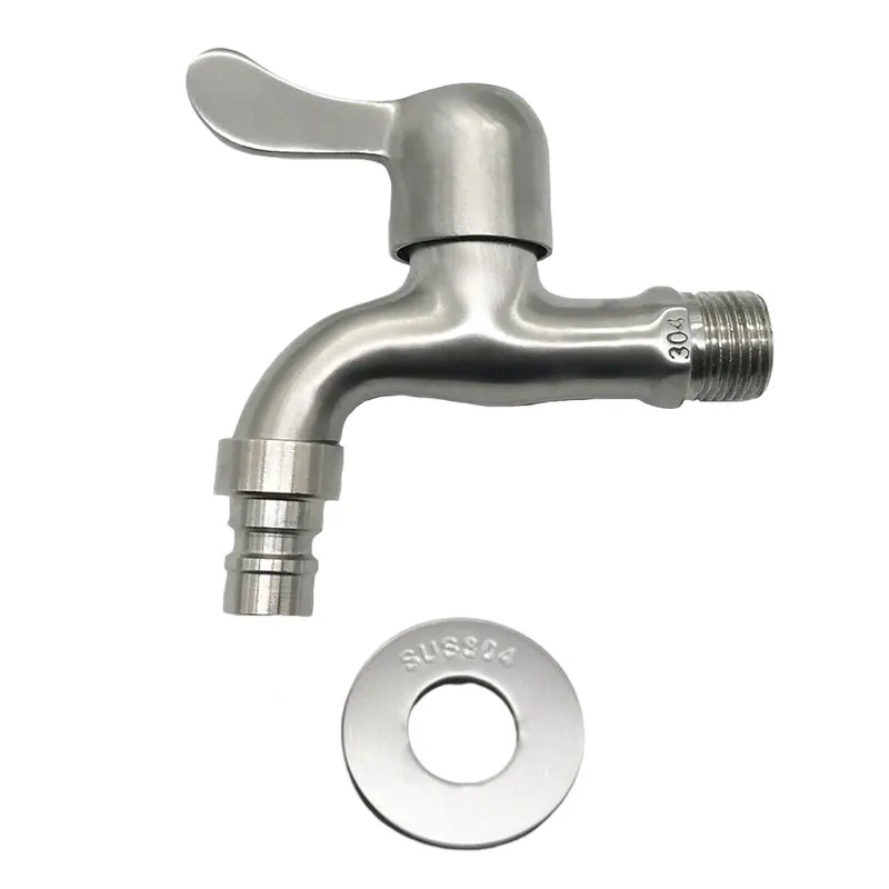 201 roestvrijstalen kraan badkamer wastafelkranen keuken waterkraan keuken wandmontage kraan huishoudelijke badkameraccessoires