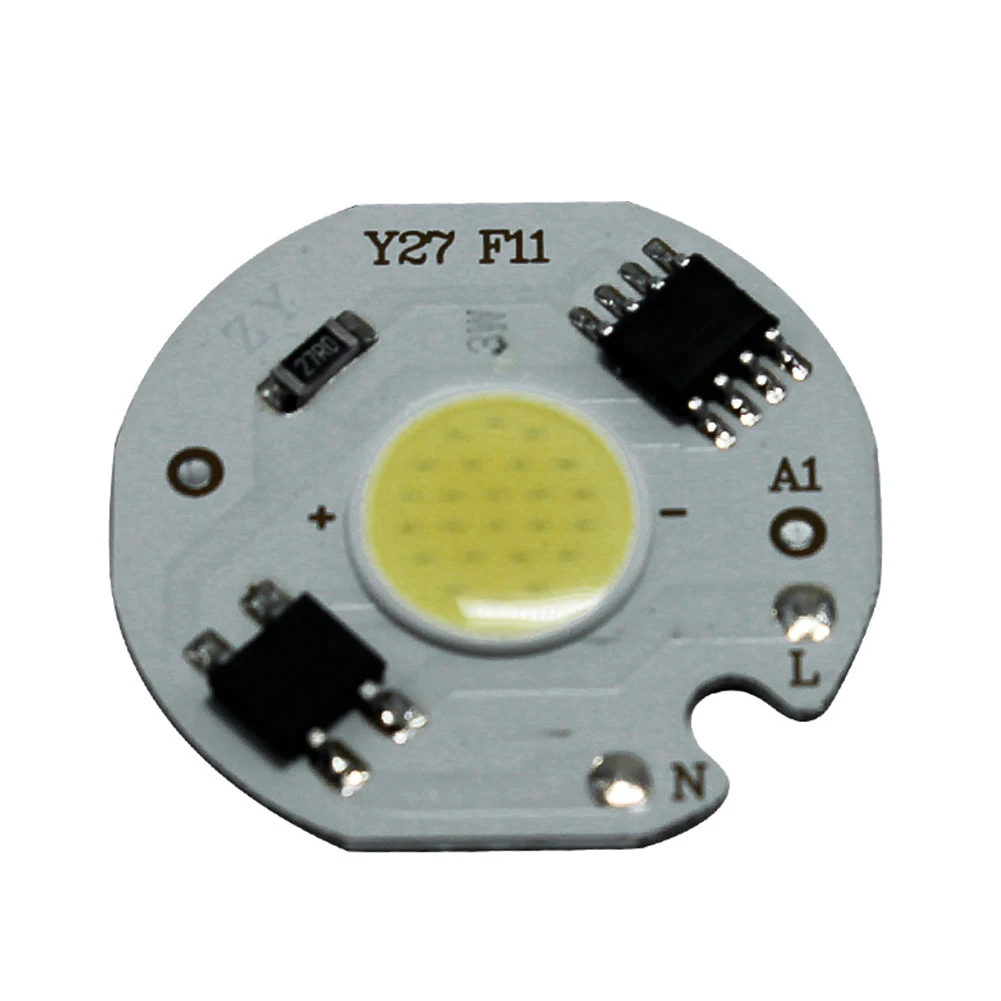 Mini-LED-Chip-Licht 3 w5w7w10w12w Treiber freie Hochspannungs-Cob-Chip-Dioden lampe für Scheinwerfer-Flutlicht