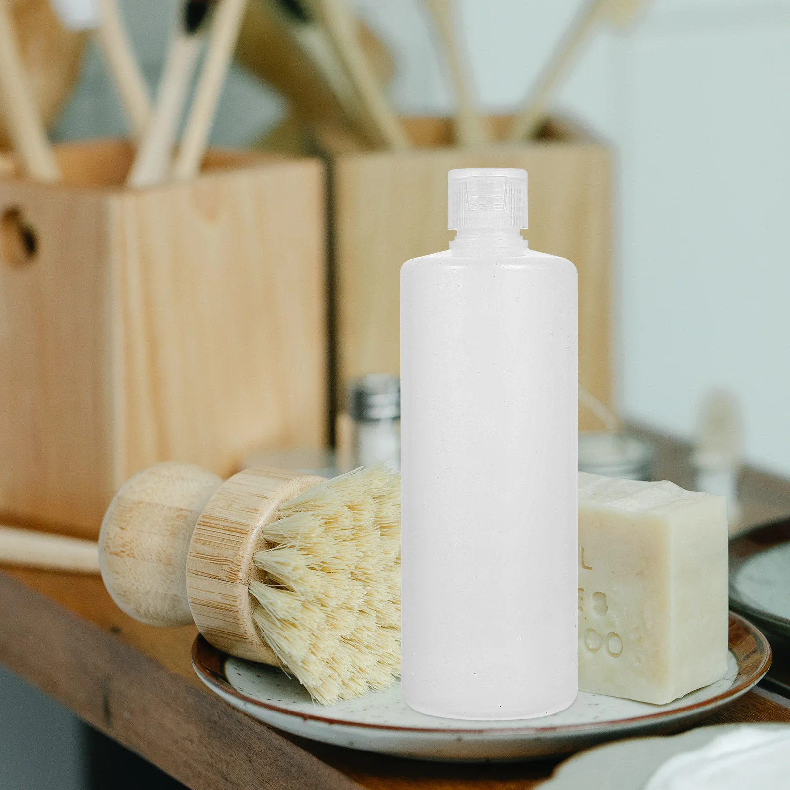 

3pcs Travel Bottles Plastic Pump Dispensers for Shampoo Conditioner Body Wash Lotion Gel Liquid Soap White Empty Containers