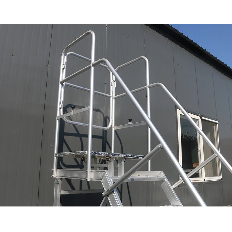 

Removable climbing ladder Aluminum alloy platform Folding platform moving Multifunctional Engineering ladde