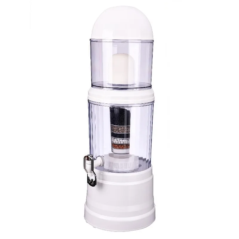 Tap water filter bucket all-in-one machine Direct drinking water dispenser Kitchen household purification bucket Desktop plus