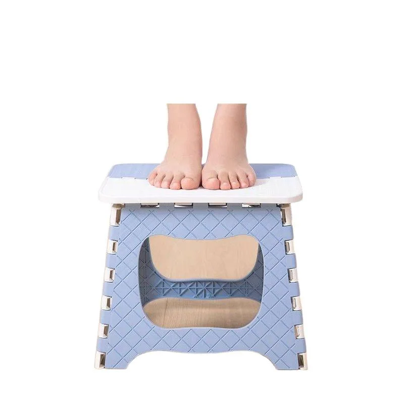 

Thickened plastic outdoor folding stool portable household small bench Maza camping stool