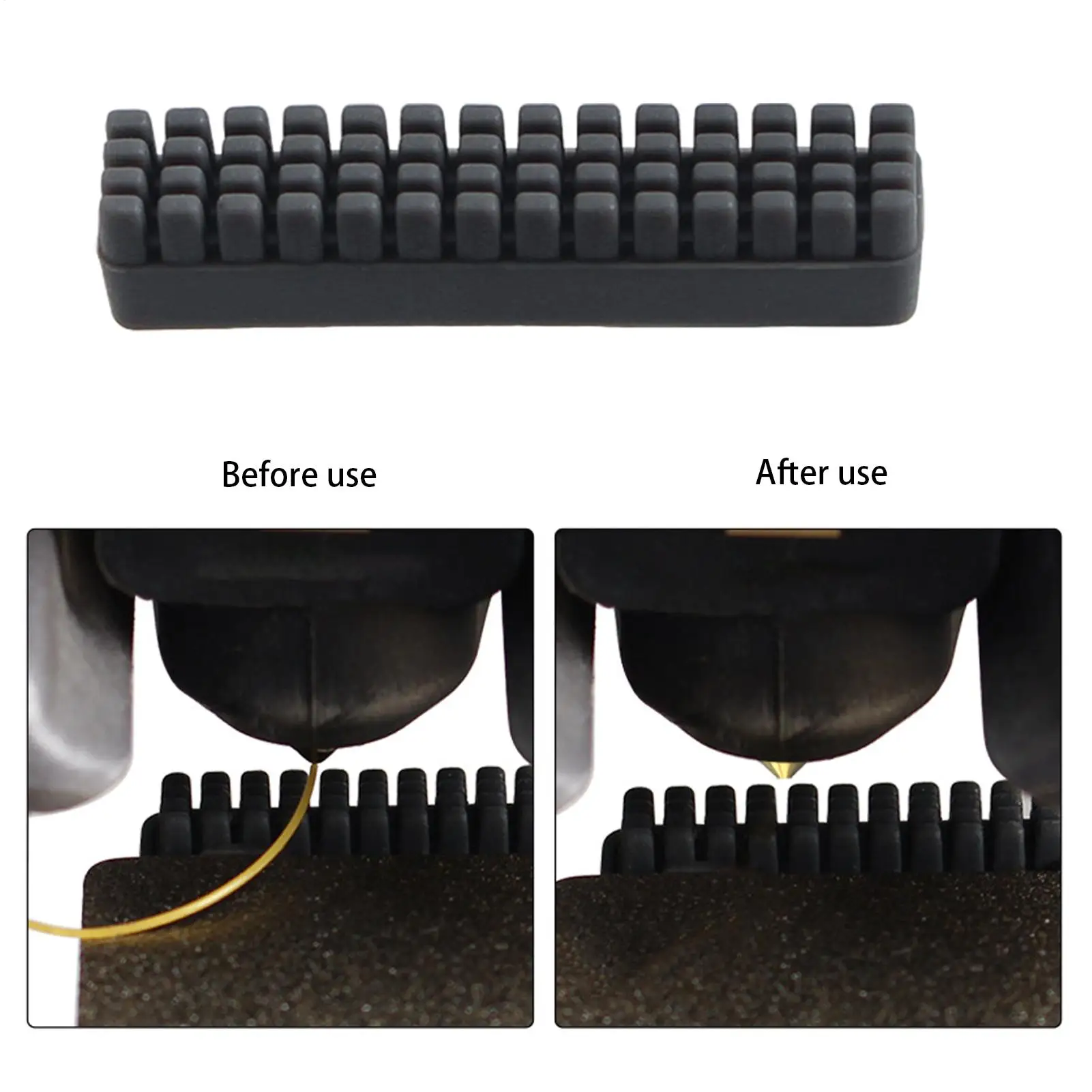 3pcs For Bambu Lab A1 MINI hotend Nozzle Silicone Brush For Bambu Lab A1 Hotend kit 3D Printer Nozzle Brush Wiper Cleaning Tool