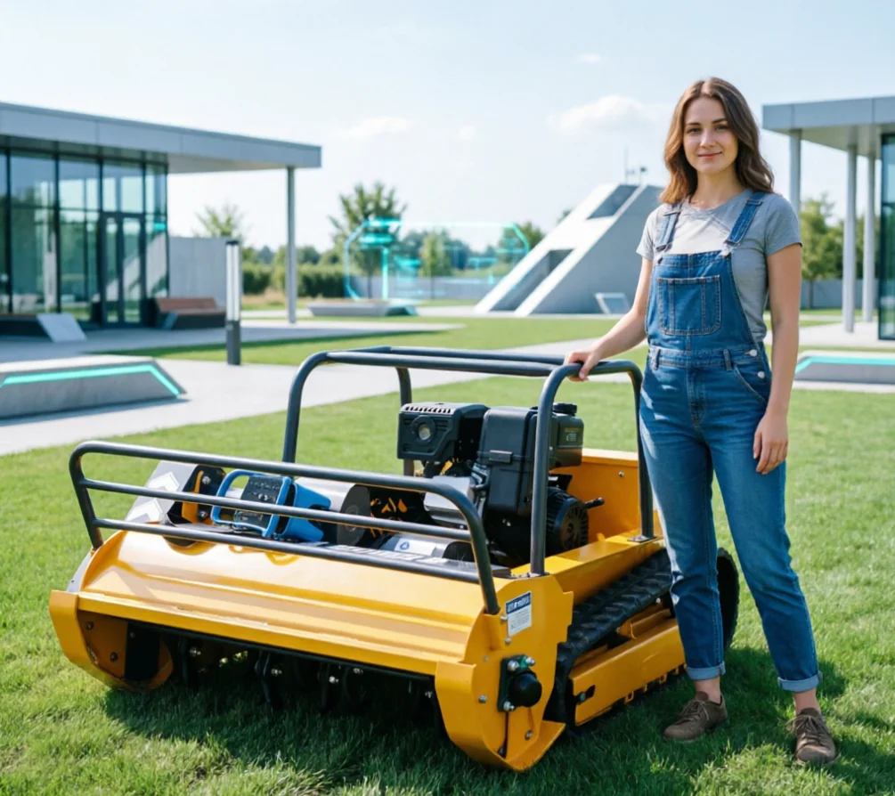 

Customized Practical Lawn Mower Robot Labor Saving Robotic Lawn Mower For Farm Lawn Work