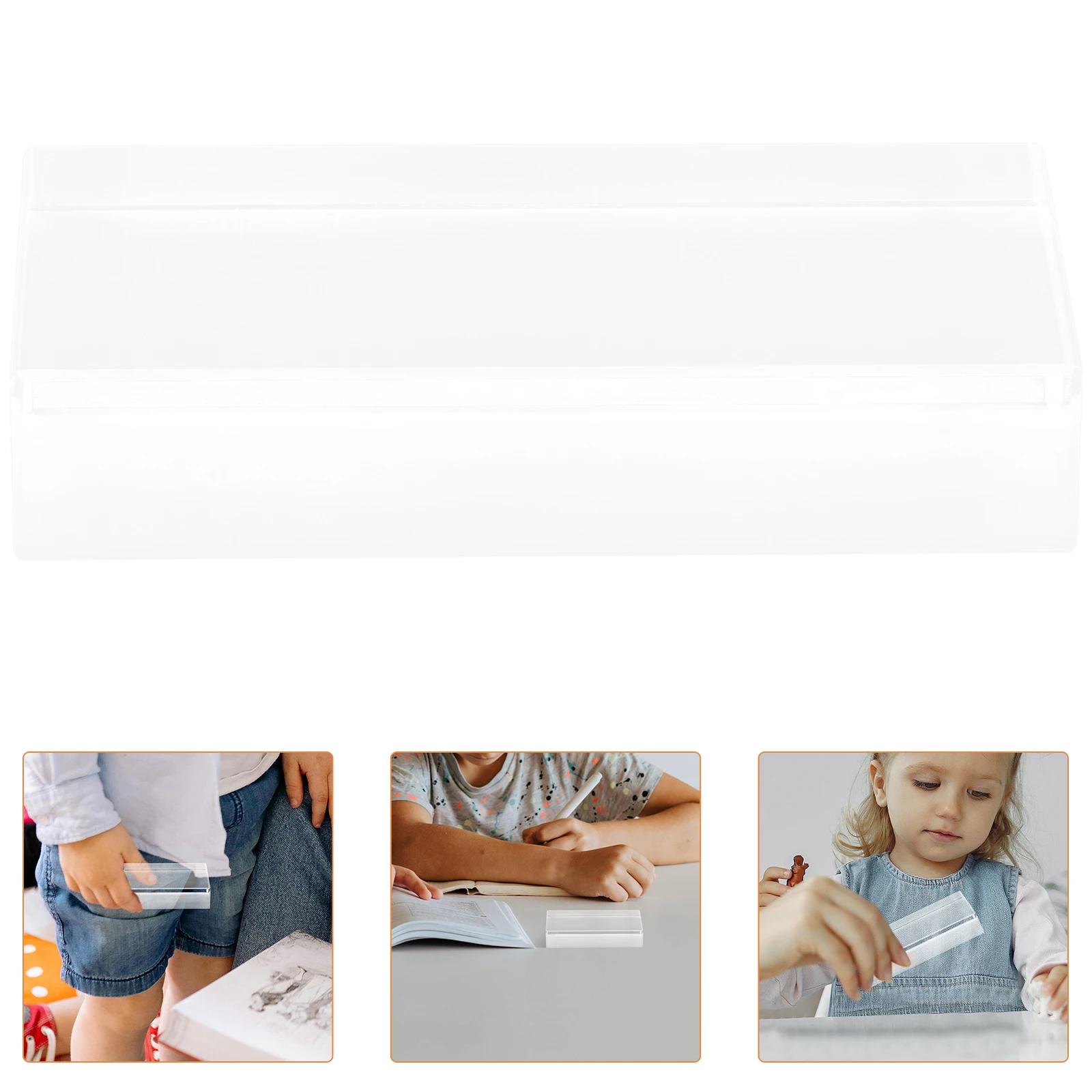 Prism Cube Optic Glass Block for Refraction Experiments Light Building Bricks Glasses