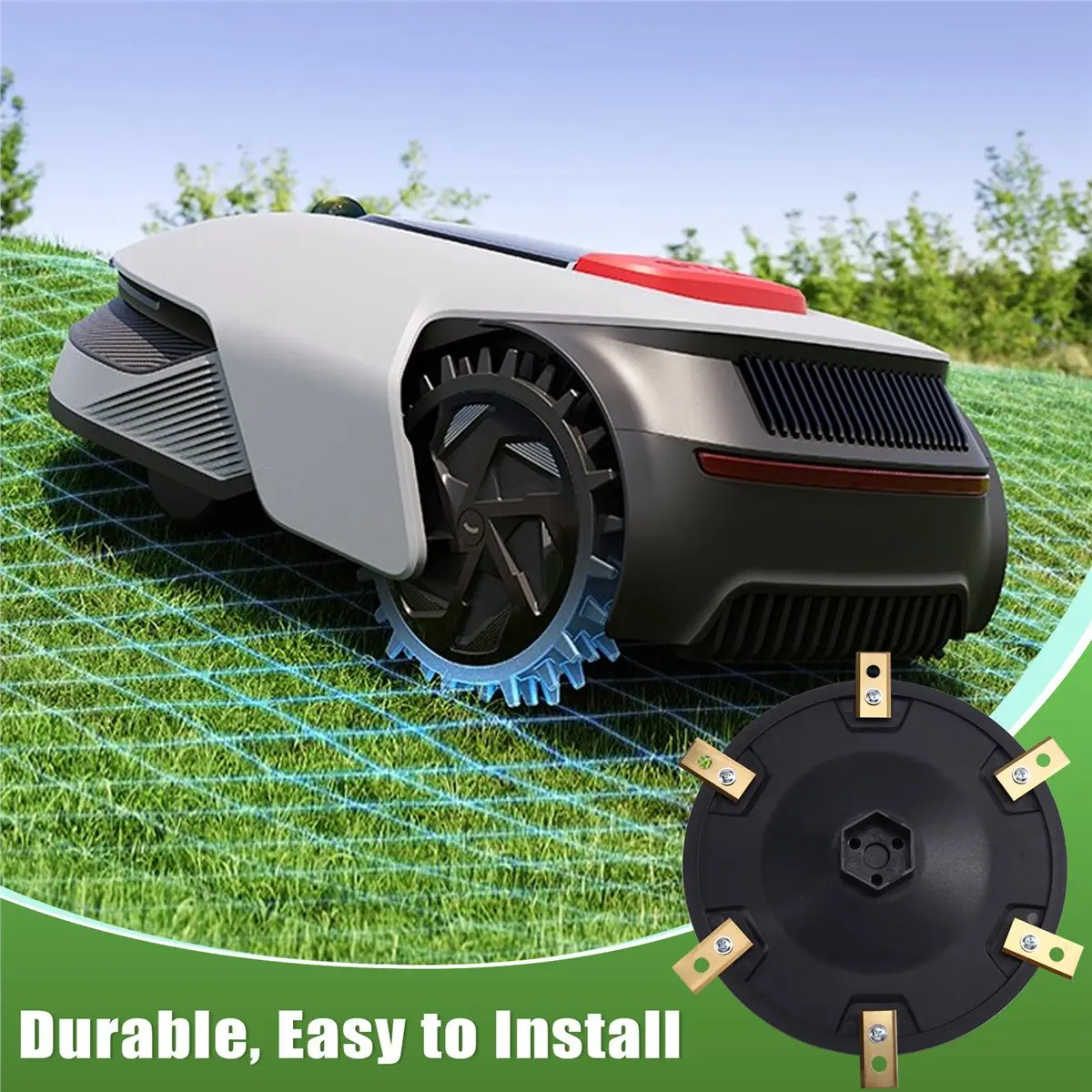 ABLG & Robotic Lawnmower Tuning Blade Disc RSDRA-01 for A1 Lawn Mower Blade Plate 6 Blades Robotic Mower Accessories