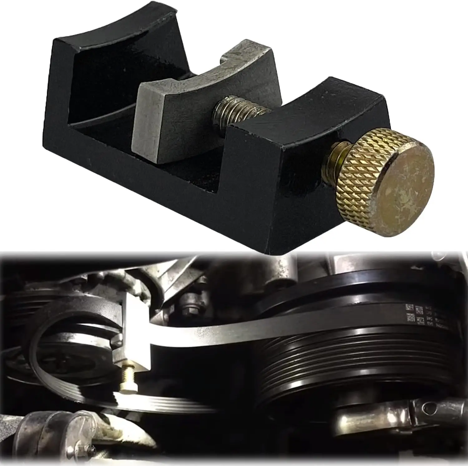 Outil d'installation de courroie A/C 3458, Compatible avec les moteurs BMW V8 N62
