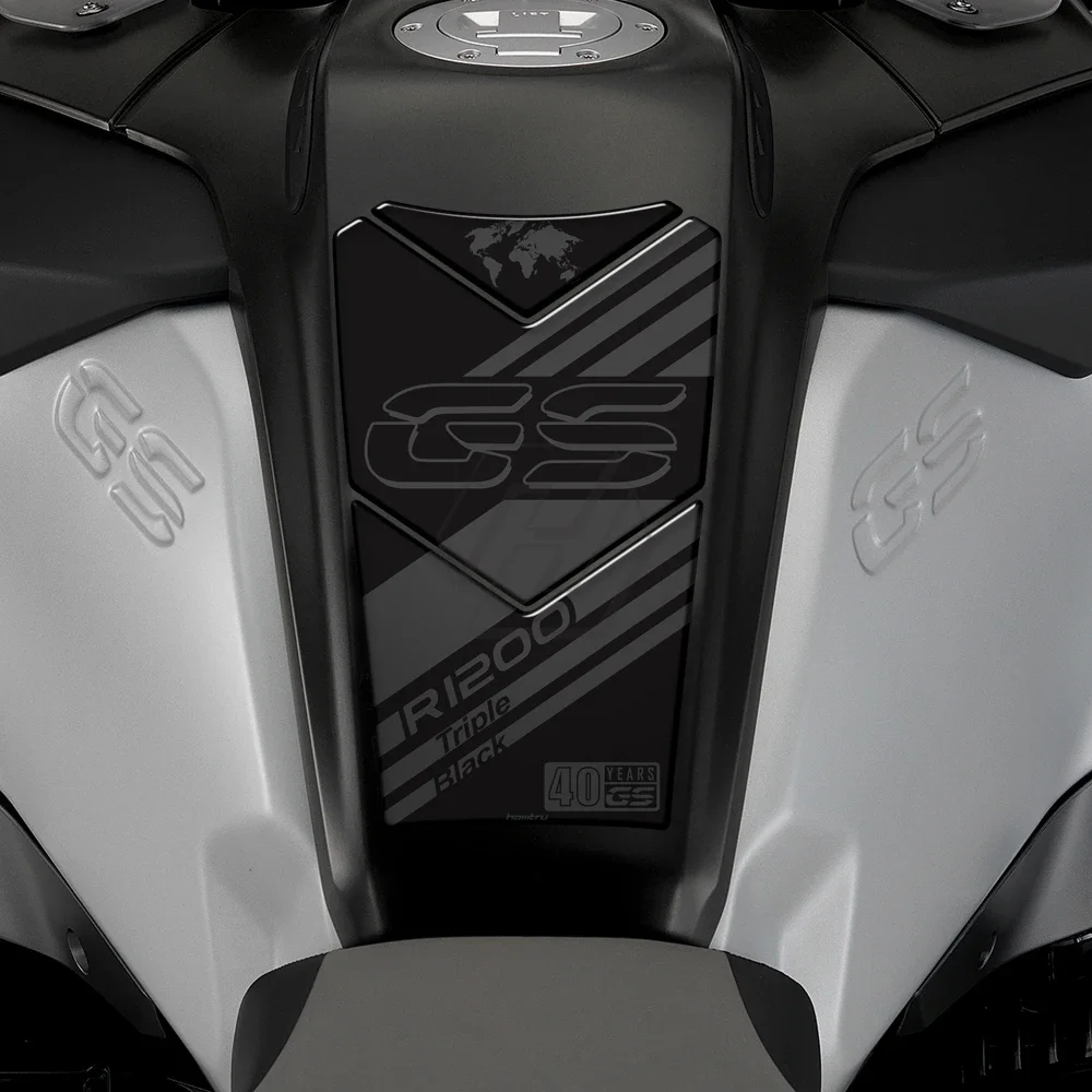 وسادة خزان الغاز الراتنج ثلاثية الأبعاد لسيارات BMW R1200GS Adventure 2014-2019 ملصق حماية تزيين الدراجة النارية