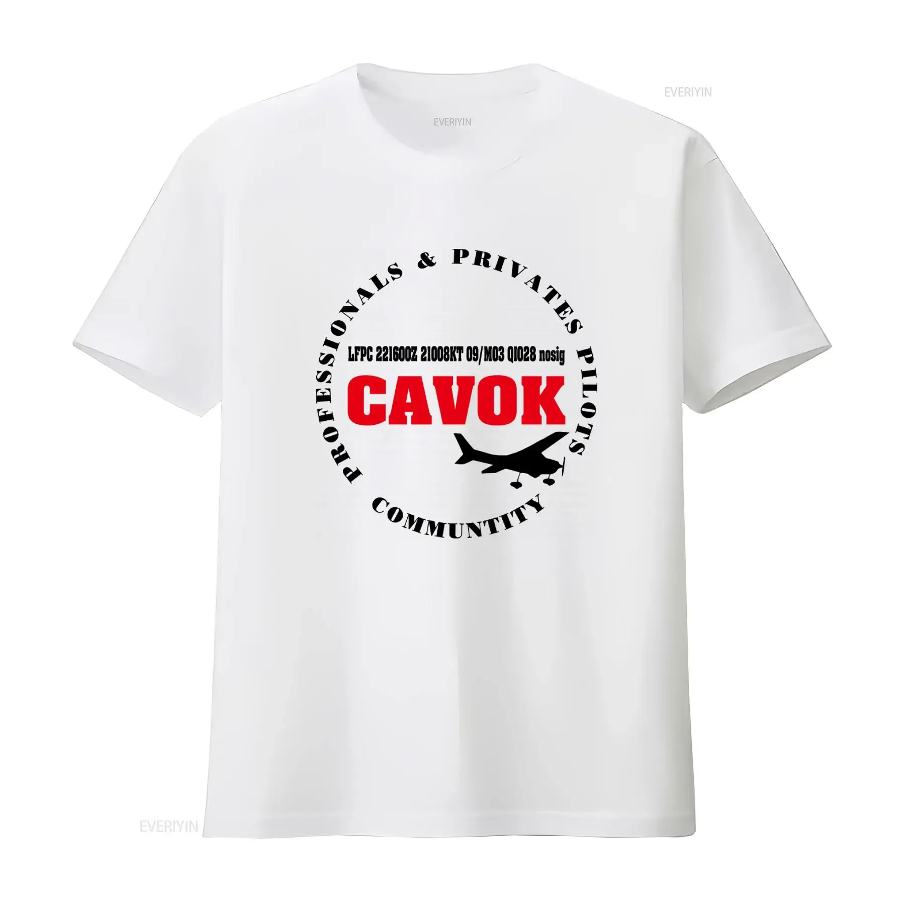 NEW Aviator Aviation Pilot Aeronautics S M L XL T Shirt with CA VOK Plane Design for Professionals Privates Community vintage