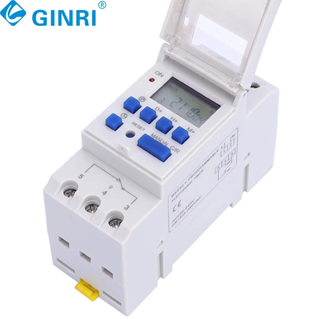 5 pièces bas prix 15A 16A LCD AC 110V 220V numérique hebdomadaire quotidien 24 heures Programmable minuterie automatique interrupteur