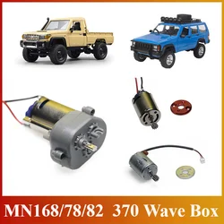 MN MN168 MN78 MN82 RC Car Parts 370 Motor 280 Motor Wave Box Metal Gear Cherokee Retrofit Upgrade Parts