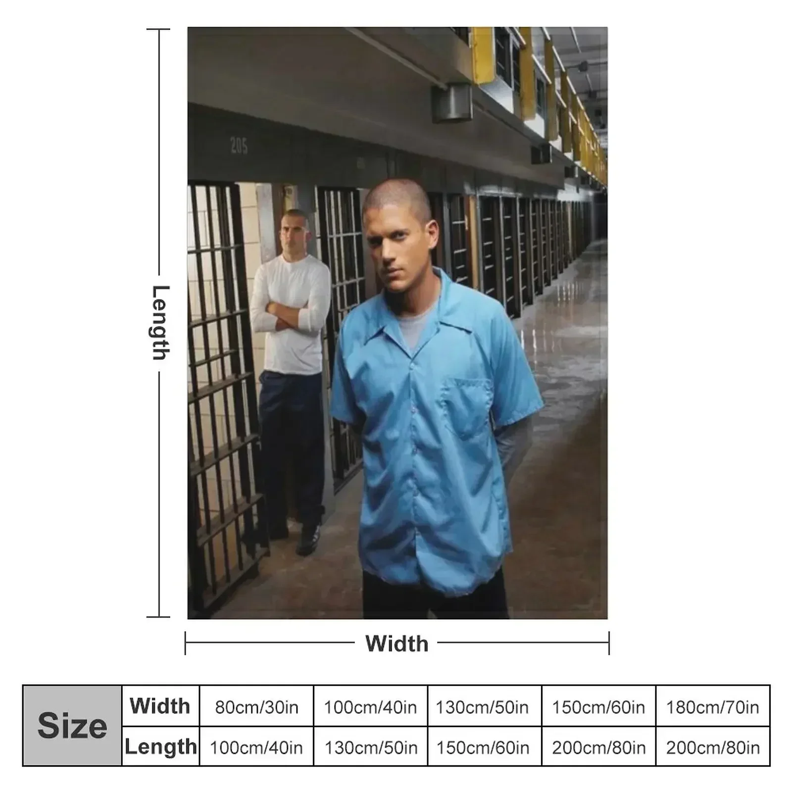 Prison Break Throw Blanket christmas decoration Hair funny gift decorative halloween Decorative Sofas Blankets