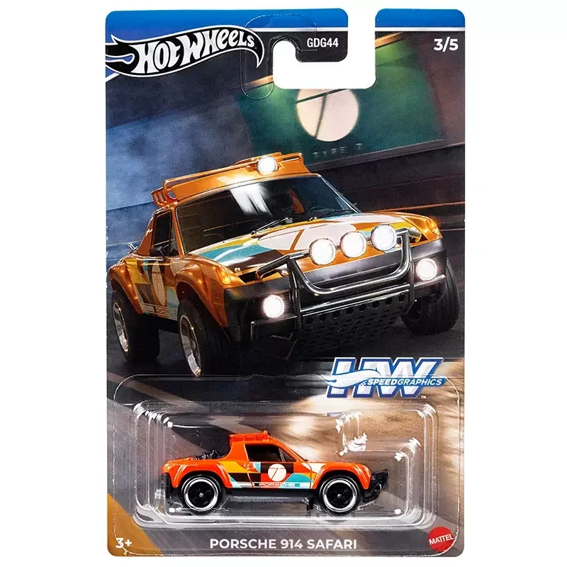 Original Hot Wheels Premium Hw Speed Graphics Car 914 Ble-air Mazda Range Rover Classic Civic Boys Toys 1/64 Metal Model Voiture