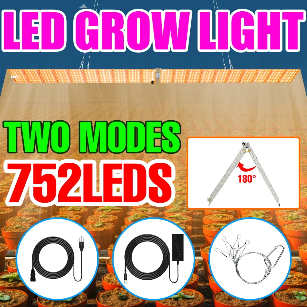 Full Spectrum Phyto Grow Lamp LED Hydroponic Light Greenhouse Phytolamps 500W 800W 1000W Plant Growth Lamp Indoor Seeds Flower