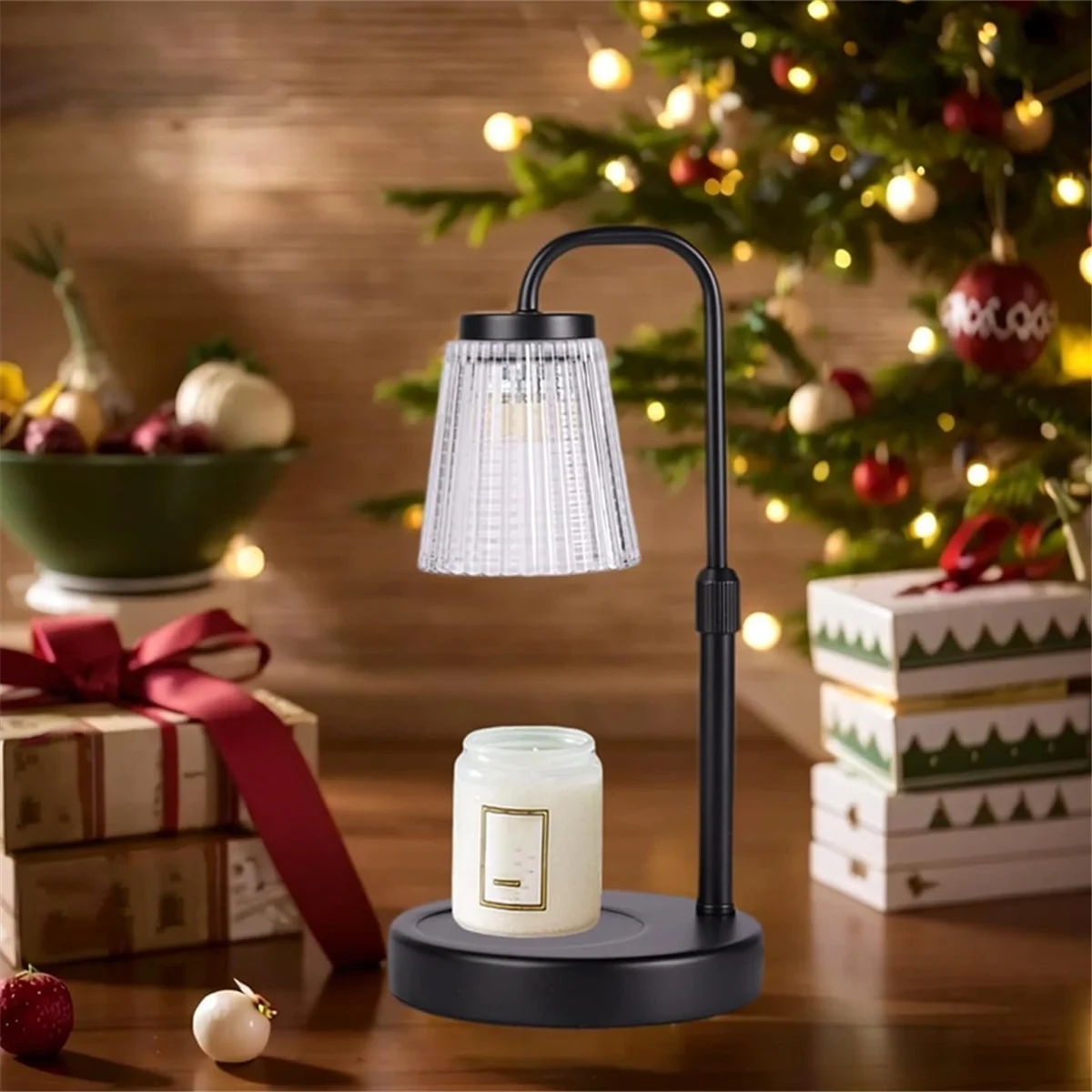 

NEW Candle Warmer Lamp with Timer Dimmer, Adjustable Height Electric Candle Lamp,House Warming Gifts 2 Bulbs US Plug