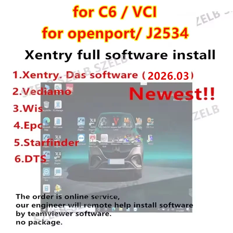 Xentry Passthru 2026.03 for openport J2534 for C6 /VCI full
