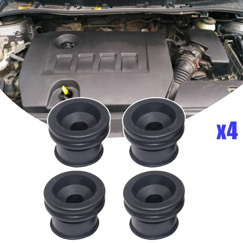 4X cubierta superior del motor del coche embellecedor ojal montaje Bush amortiguador cojín 9048016049   Para Toyota Camry Corolla Premio Prius Matrix Verso