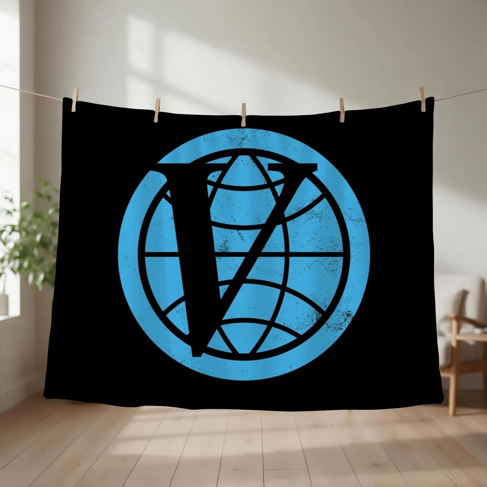 Venture Industries logo — The Venture Bros. Throw Blanket Summer Beddings Multi-Purpose Giant Sofa For Sofa Thin Blankets