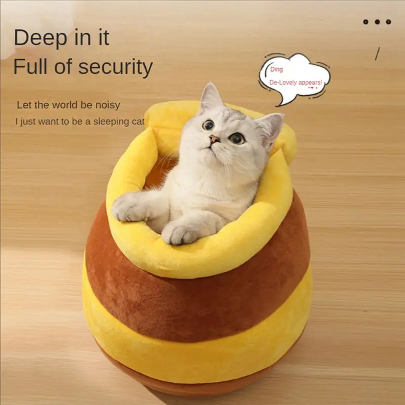 

Carefree- Pet Bed Suitable for Kennel House Comfortable Cushion Warm Removable and Washable Soft Small Dog Kennel