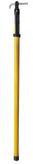 High Voltage Fiberglass Insulated Lockable Telescopic Triangle Hot Stick Rod/Electric High Voltage Triangle Link Stick