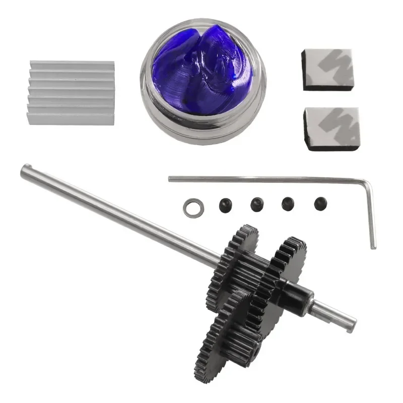 

A30F-Gear Cooling Fins Metal Gearbox Remote Control Car Upgrade Kit For FY004 FY003 FY001 Gear Oil Set