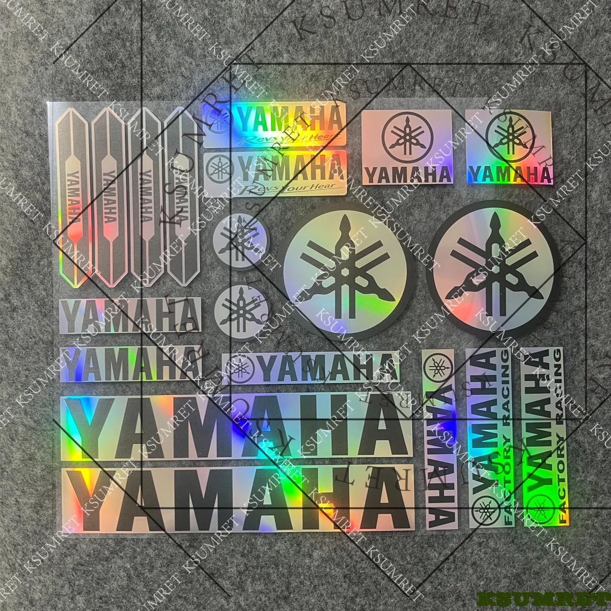 الليزر ياماها ملصق دراجة نارية خزان شعار خوذة شعار الشارات #2