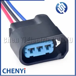 3 Pin waterproof high-voltage ignition coil automotive connector 6189-0728 For Honda CRV K-Series S2000 With 15cm 18AWG