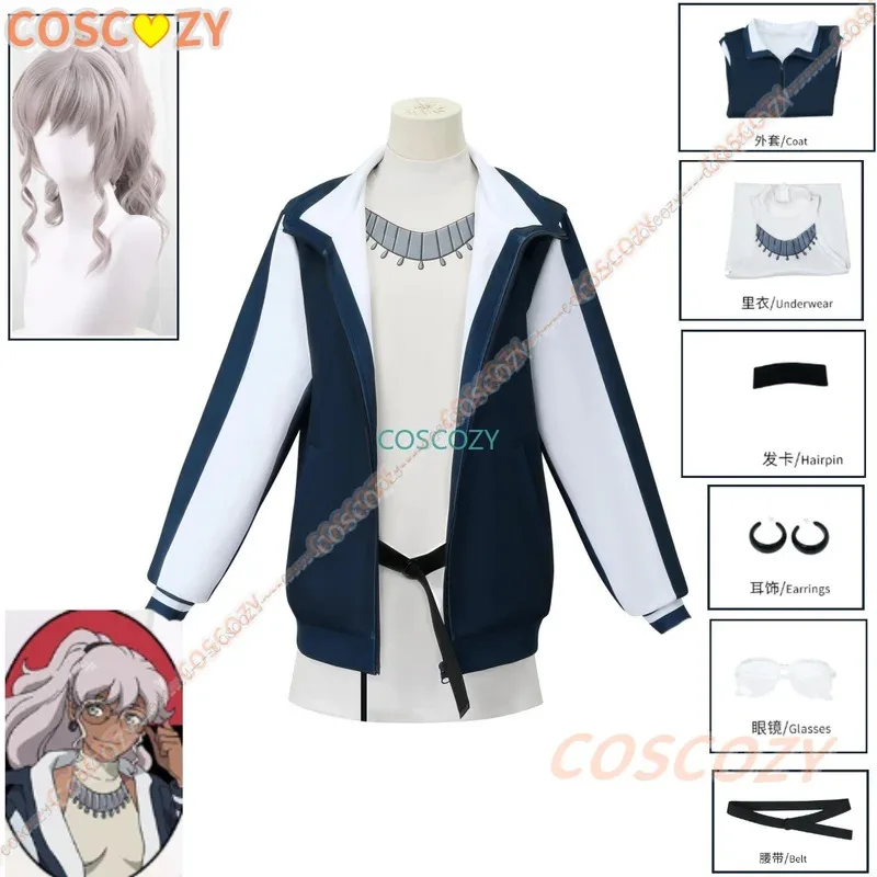 

Наоми Ортоман Косплей Костюм Парик Аниме Металлические Румяна Униформа Куртка Серьги Очки Хэллоуин Вечеринка Ролевая Игра Униформа Предпродажа