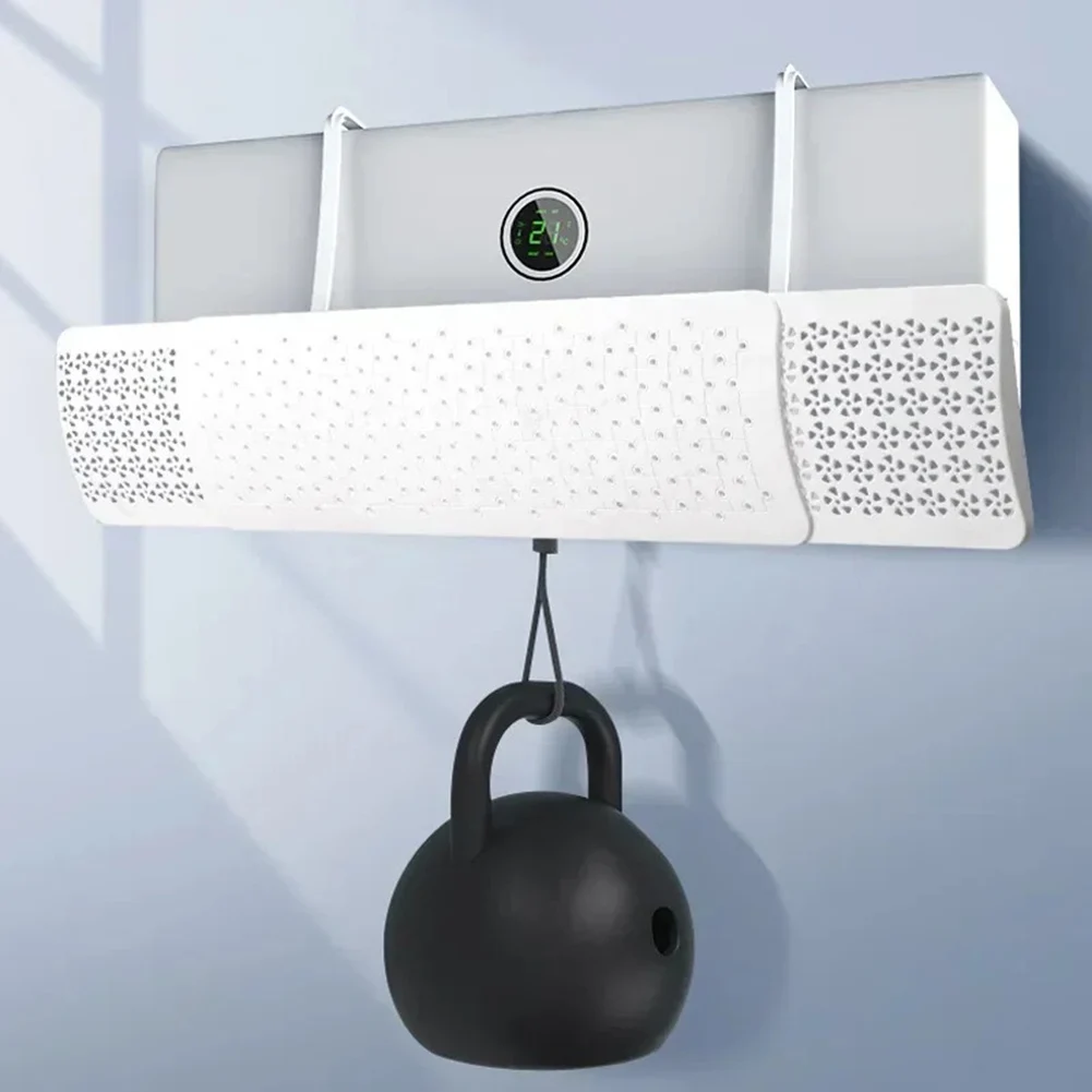 Air Conditioner Wind Deflector for Wall Mounted Units Adjustable Airflow Guide to Prevent Direct Cold or Hot Air Blowing