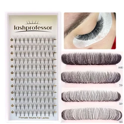 GérSuper Soft-Cils Individuels en Faux Vison, Volume Préfabriqué, Extension, Tige Jolie tue, Russe, 10D, 12D, 14D, 16D